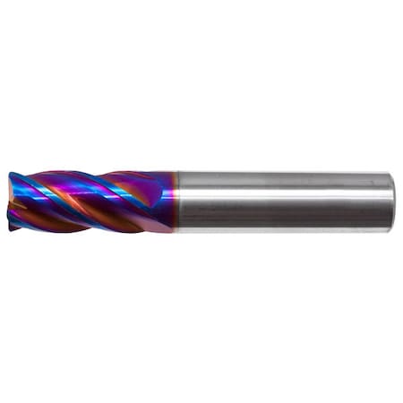 Mastercut Tool Corp. 3/4x4x3/4x6 4FL .020 Corner Radius Multi-Helix Ultra V4 with Flat, PowerN 451-472W-5